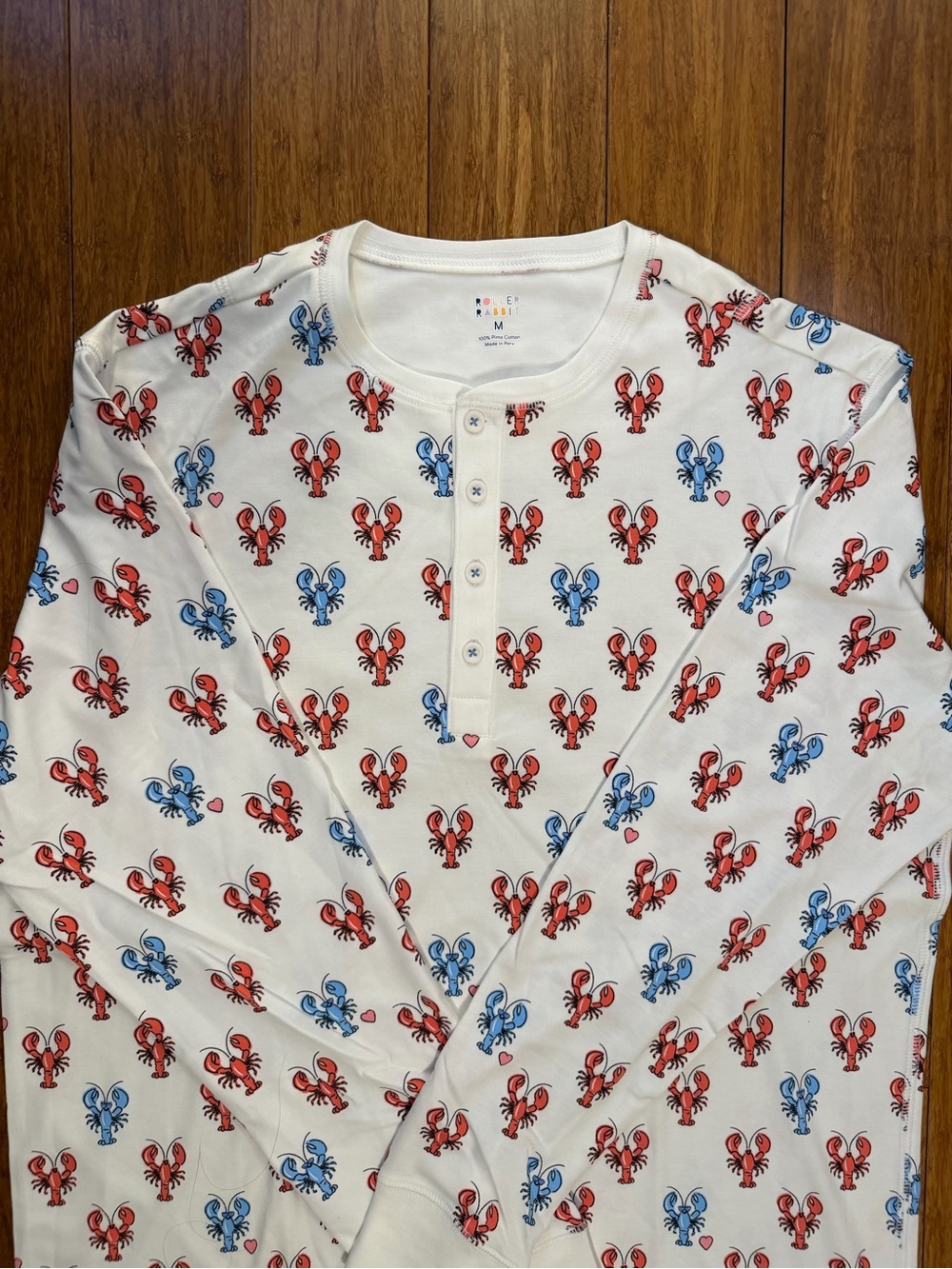 Roller Rabbit Men’s Lobster Pajama Set - Picture 3 of 9